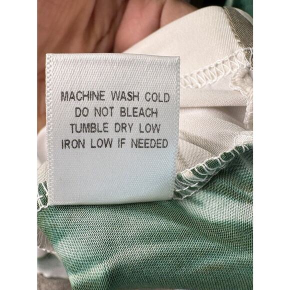 JLUXLABEL Long Sleeve Maxi Womens Duster Cardigan Leaf Design Size M Coverup - Picture 8 of 9